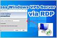 How to access your VPS using RDP Remote Desktop Program
